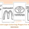 Brand Logo Coloring Pages for Kids