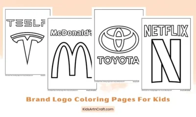 Brand Logo Coloring Pages for Kids