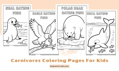 Carnivores Animals Coloring Pages for Kids