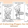 Chef Coloring Pages for Kids
