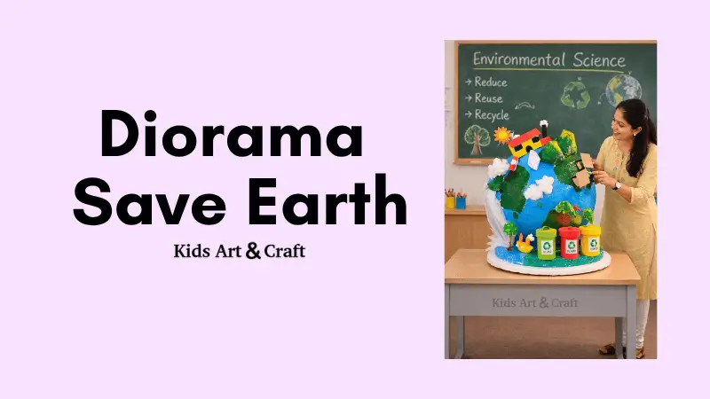 Save the Earth Diorama Science Project for Kids
