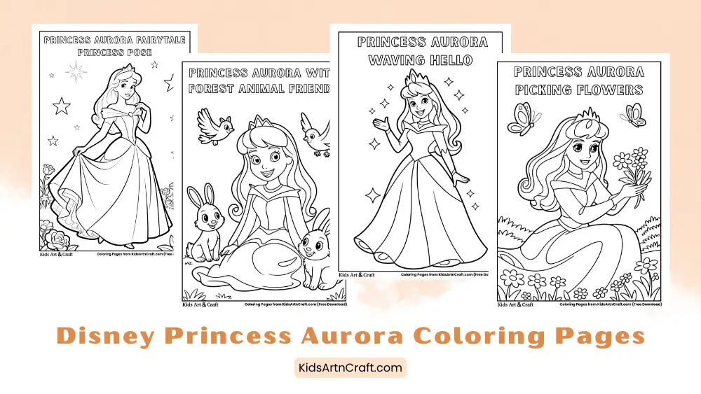 Disney Princess Aurora Coloring Pages