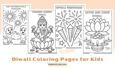 Diwali Coloring Pages for Kids