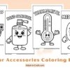 Educational Doctor Equipment Coloring Pages for Kids