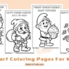 Free Printable Dwarf Coloring Pages for Kids