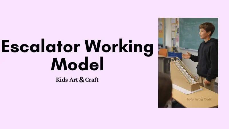Awesome Cardboard Escalator Model Science Project for Kids