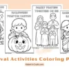Festival Activities Coloring Pages for Kids