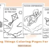 Flying Things Coloring Pages for Kids