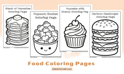 Food Coloring Pages for Kids