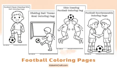 Football Coloring Pages for Kids