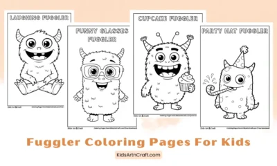 Funny Fuggler Coloring Pages Printable for Kids