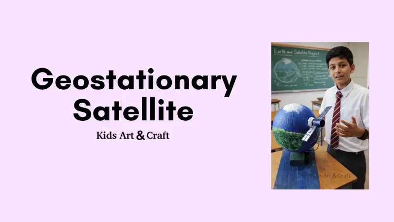 Satellite Orbit Around Earth Model – Educational Science Project for Kids and Students
