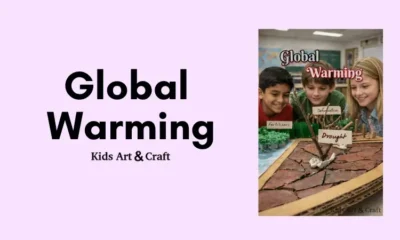 Easy Global Warming Model for School Science Exhibition