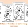 Best Horrid Henry Cartoon Coloring Pages for Kids