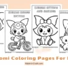 Cute Kuromi Coloring Pages for Kids to Print