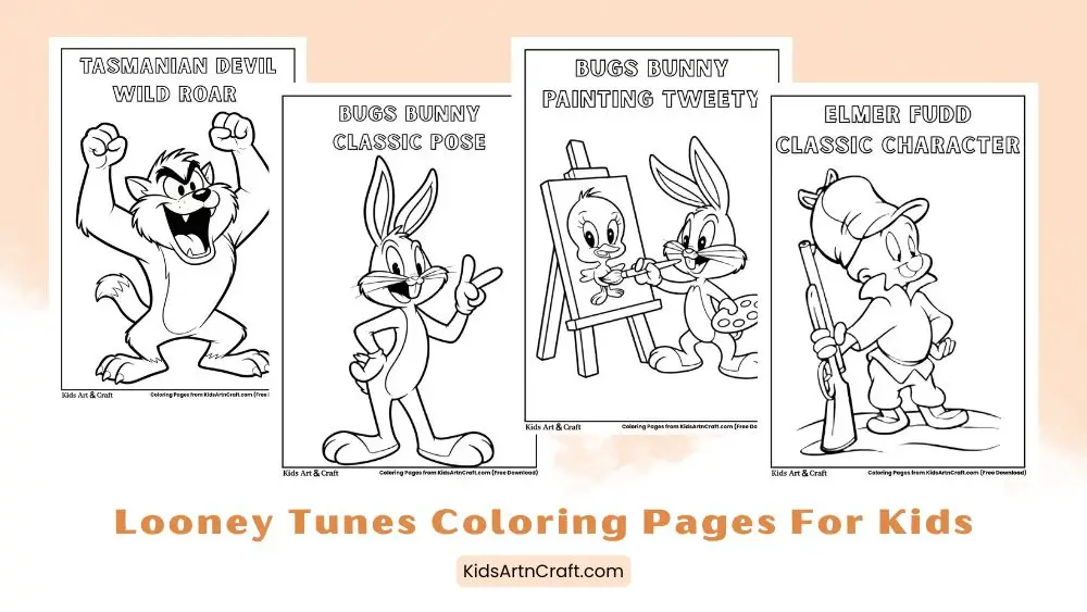 Looney Tunes Coloring Pages For Kids