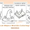 Magical Object Worlds Coloring Pages for Kids