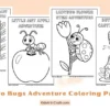 Micro Bugs Adventure Coloring Pages for Kids