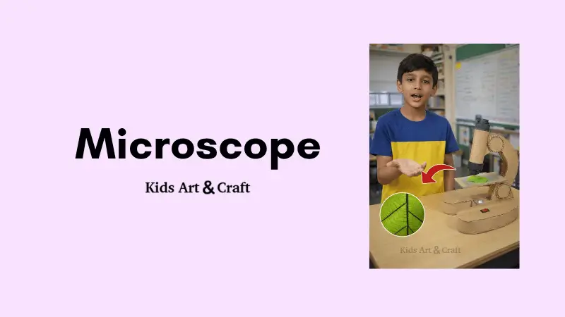 Easy DIY Cardboard Microscope STEM Science Project for Kids