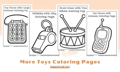 Toys Coloring Page for Kids