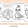 National Bird Coloring Pages for Kids