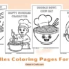 Noodles Coloring Pages For Kids