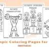 Olympic Coloring Pages for Kids