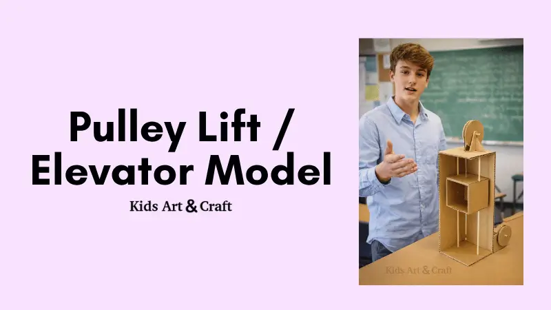 DIY Pulley Lift Machine Model Using Cardboard