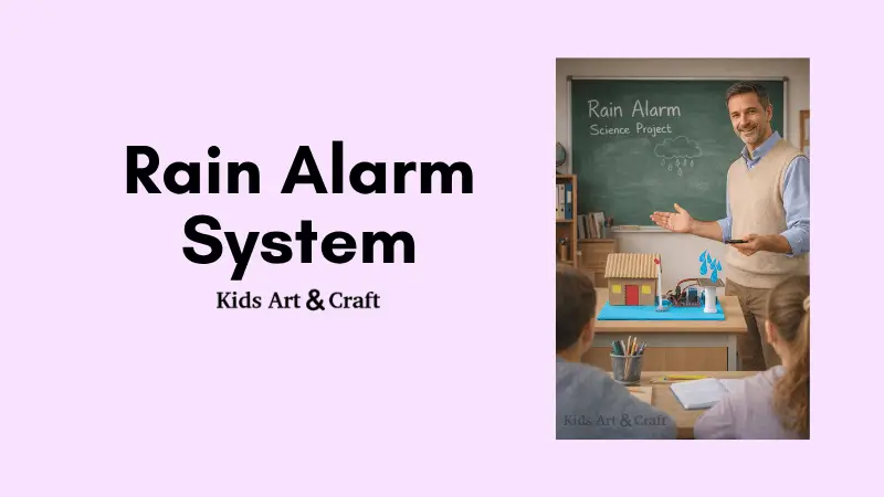 Rain Alarm Science Project for Students with Working Circuit