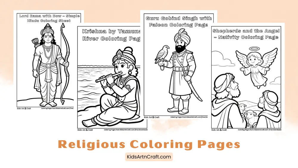 Religious Coloring Pages for Kids