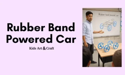 Rubber Band Powered Car - A Fun DIY Science Experiment