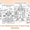 Scarecrow Coloring Pages for Halloween