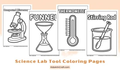 Free Printable Science Lab Coloring Sheets for Kids