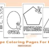 Printable Shape Coloring Pages for Kids