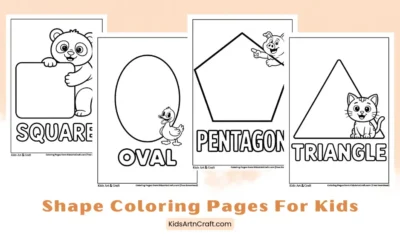 Printable Shape Coloring Pages for Kids