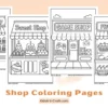 Shop Coloring Pages for Kids