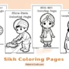 Sikh Coloring Pages for Kids
