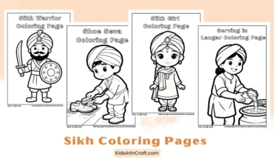Sikh Coloring Pages for Kids