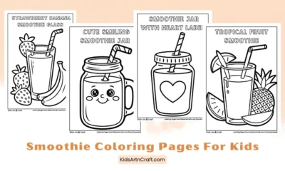 Smoothie Coloring Pages