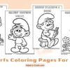 Smurfs Coloring Pages for Kids