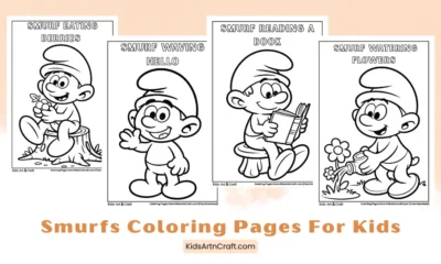 Smurfs Coloring Pages for Kids