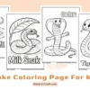 Best Snake Coloring Pages for Kids