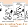Snoopy Coloring Pages