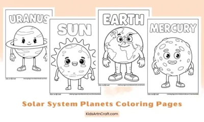 Solar System Planets Coloring Pages for Kids