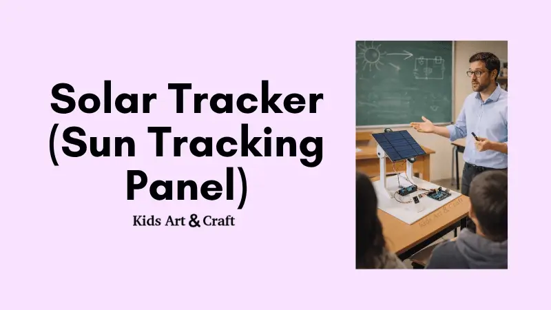 Sun Tracking Solar Panel STEM Project for Students