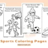 Free Printable Sports Coloring Pages for Kids