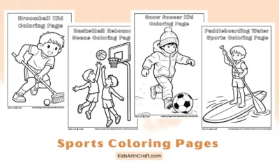 Free Printable Sports Coloring Pages for Kids