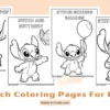 Best Stitch Coloring Pages For Kids