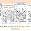 Fun Teamwork Coloring Pages for Kids
