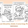 Virtual Reality Kids Coloring Pages for Kids